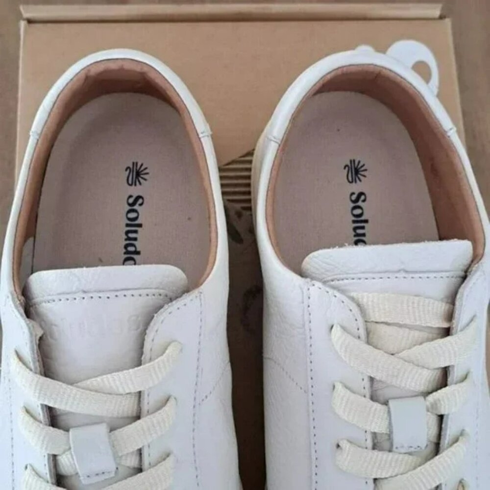 Soludos The Ibiza Classic Sneaker - Color: Oasis White - Size: Men 10 - Picture 4 of 10